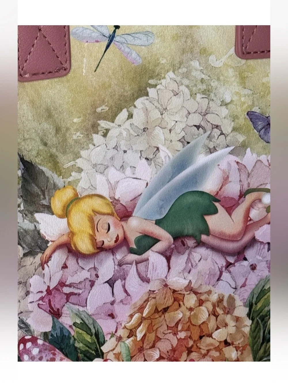 Loungefly Tinkerbell Flower Nap Satchel & Wallet